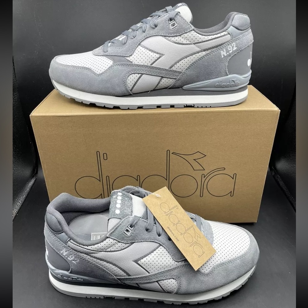 Diadora used once N92 shade vapor blue gray US MEN size 11.5